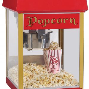 4oz Fun Pop Popcorn Machine / Popper with E-Z Kleen / Uni-Maxx Stainless Steel Kettle