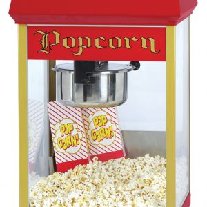 8oz Fun Pop Classic Popcorn Popper / Machine with E-Z Kleen Stainless Steel Kettle