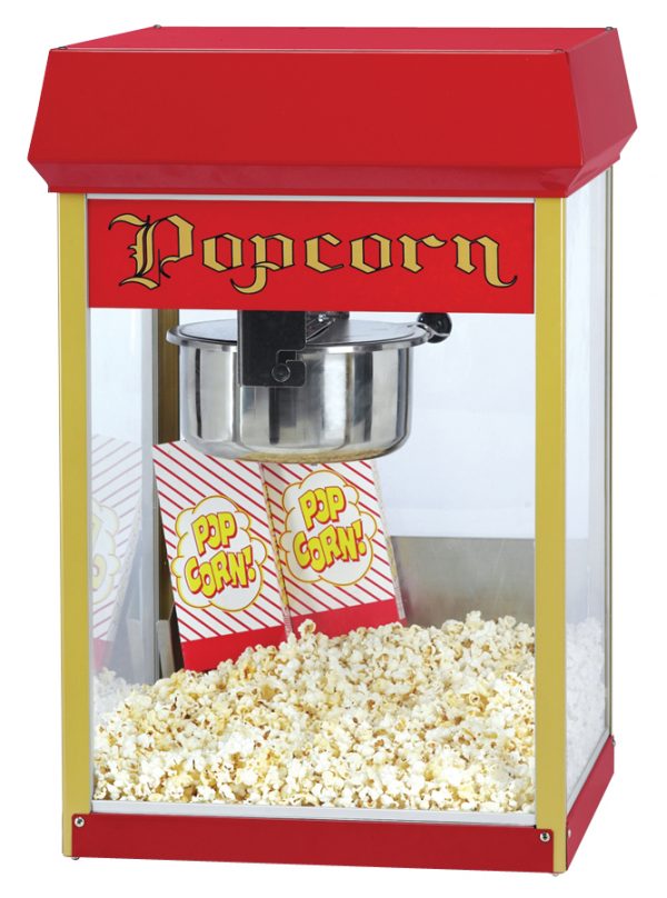 8oz Fun Pop Classic Popcorn Popper / Machine with E-Z Kleen Stainless Steel Kettle