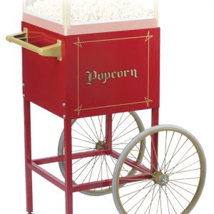 Gold Medal Red Cart for 8oz Fun Pop Popcorn Machine / Popper