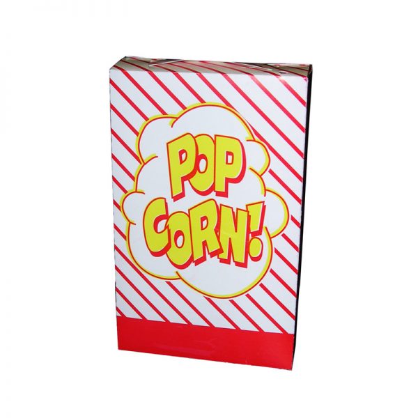 #2268 # 5 Popcorn Box  6.5" x 2.6" x 9.6"/ 3.3 oz capacity
