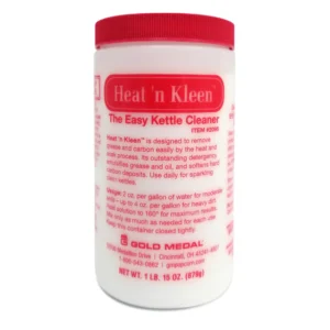 Cleans carbon build up on inside of Popcorn Kettles.