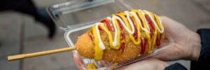 corndog at carnival festival